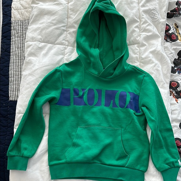 Polo by Ralph Lauren Green Kids Hoodie - Picture 1 of 4